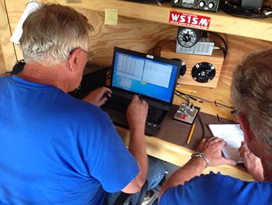 Dana works 40m CW
