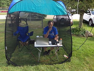 Charlie, W1CPS, operates 50 MHz