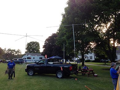 More of the Field Day setup