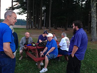 Dave, KB1FGF, operates 40 meters