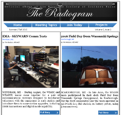 The Radiogram Summer Fall 2016