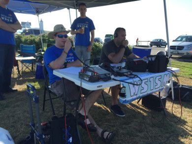 Dakota and Jason on the air
