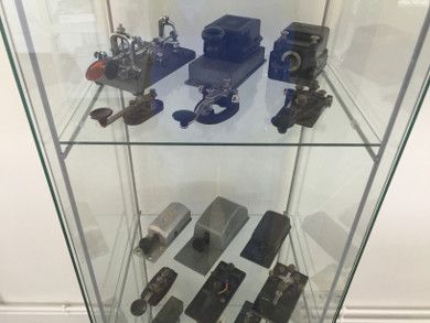 CW keys on display