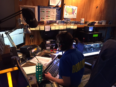 Stefania K1GJY operating CQWW WPX