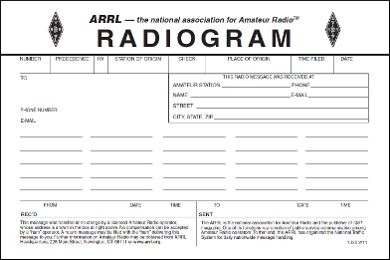 Radiogram form
