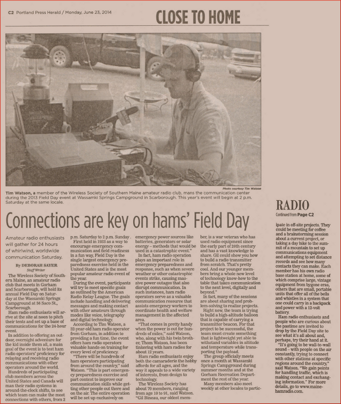 Press Herald 23 June 2014