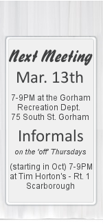 Next meeting March 13th