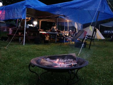 Campfire and station