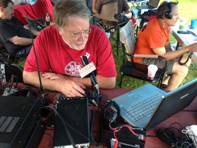 Frank KA1QW works VHF