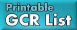 Printable GCR List