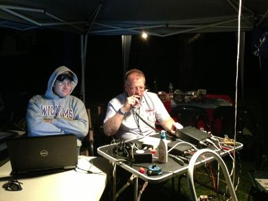 Rory operating HF overnight