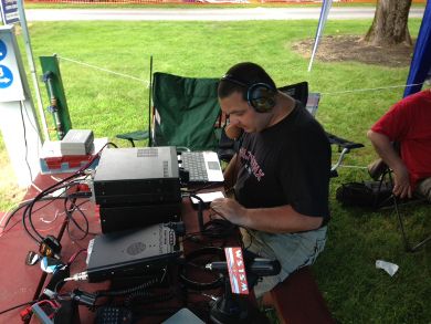 Sean working 40m SSB