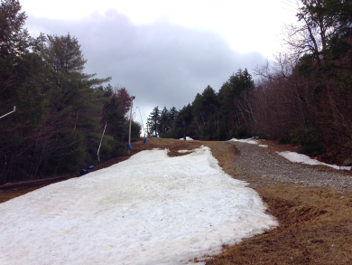 Snowy patches