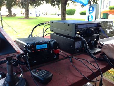 The VHF and 40m stations