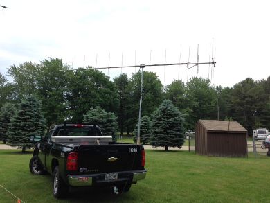The VHF antenna, courtesy of K1OT