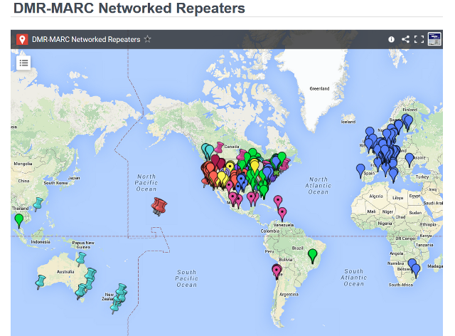 DMR-MARC Network Repeaters