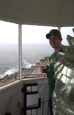 Thom in light tower