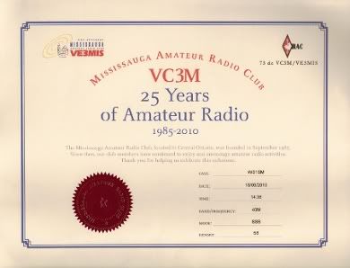 VC3M Certificate
