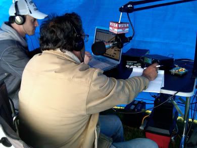 Sunday morning - Charlie takes the mic