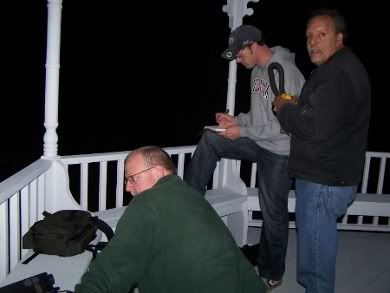 Rory, Thom, and Charlie on the Gazebo