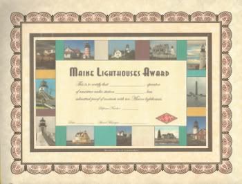 Maine Lighthouse Award