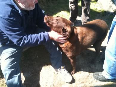 Frank, KA1QW, meets "Lilly"