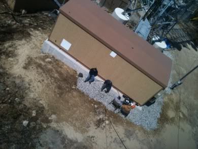 Looking down at the WS1SM team from above