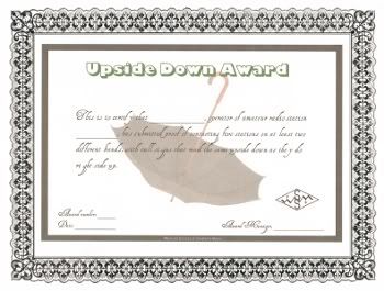 Upside Down Award