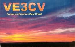VE3CV qsl card