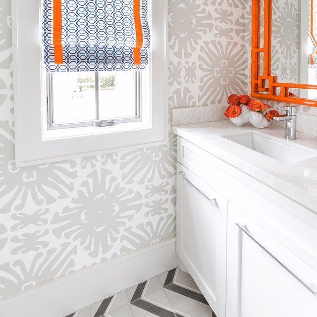 photo grey-and-orange-bathroom-orange-bamboo-mirror-grey-chevron-tile-floor_zps0jtszg67.jpg