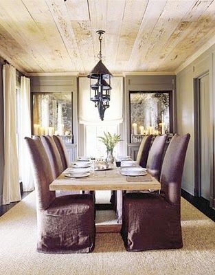 photo housebeautifulbelgiumdiningroombykaydouglassrawwoodplankceilingeggplantpurpleslipcovereddiningchairs_zps9dd1878c.jpg