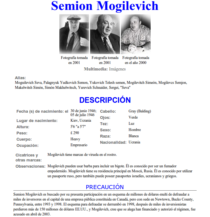 Terroristas y Fugitivos mas Buscados Por El FBI Terroristas y Fugitivos mas Buscados Por El FBI