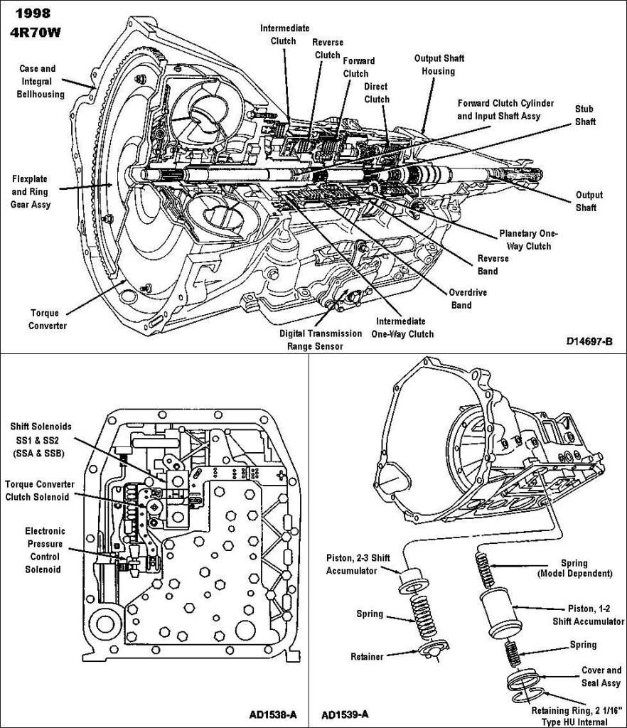 4R70W Exploded View TCCoA Forums