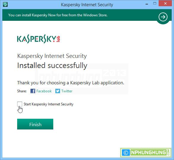 Cài đặt Kaspersky Internet Security 2014
