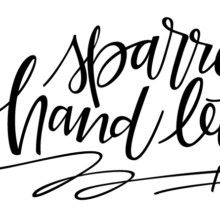 Sparrow Hand Lettering