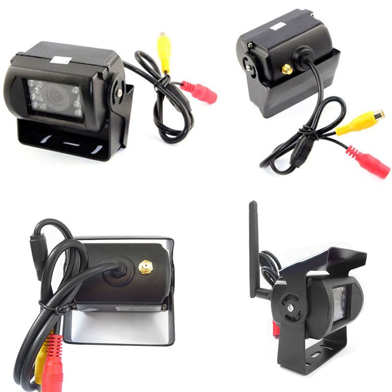 Wireless 18 LED ir rear view back up camera night vision system for RV Truck bus van trailer car