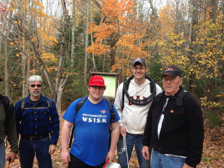 Part of the WS1SM team at Mt. Blue
