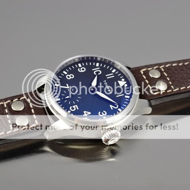 German Tourby Big Pilot DD3c   A1 Decorated ETA Unitas 6498  1  