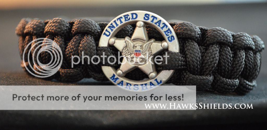 US MARSHAL SERVICE PARACORD BRACELET