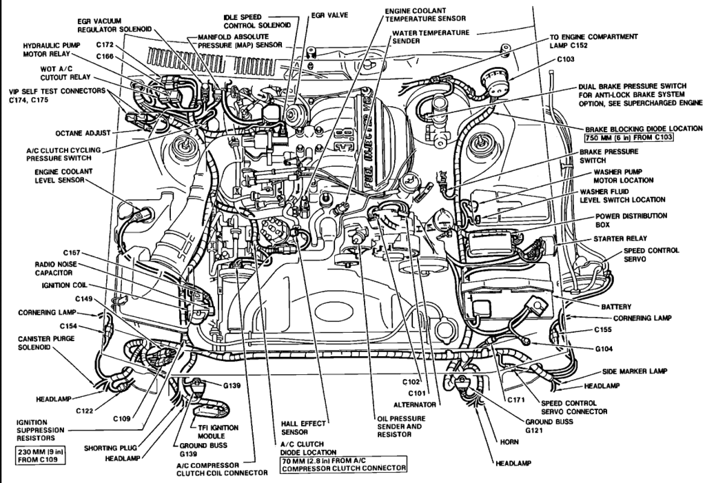 1997 Ford thunderbird o2 sensor location #6
