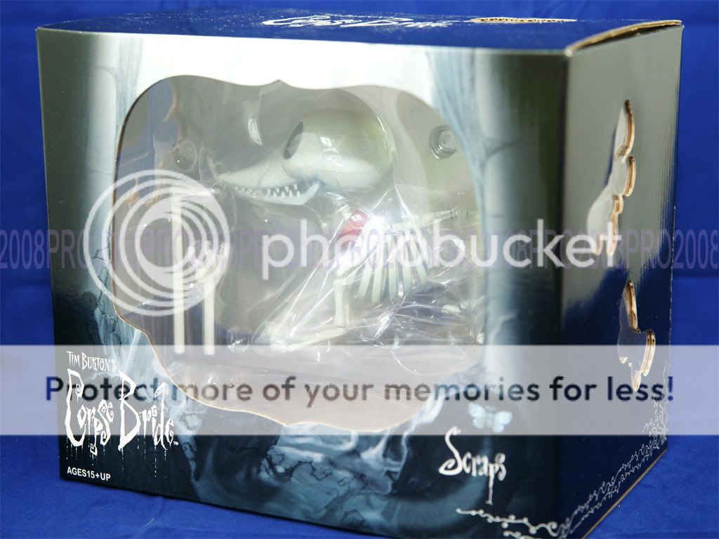 Tim Burtons Corpse Bride 17cm Scraps Boxed Figure Set Collection Doll 